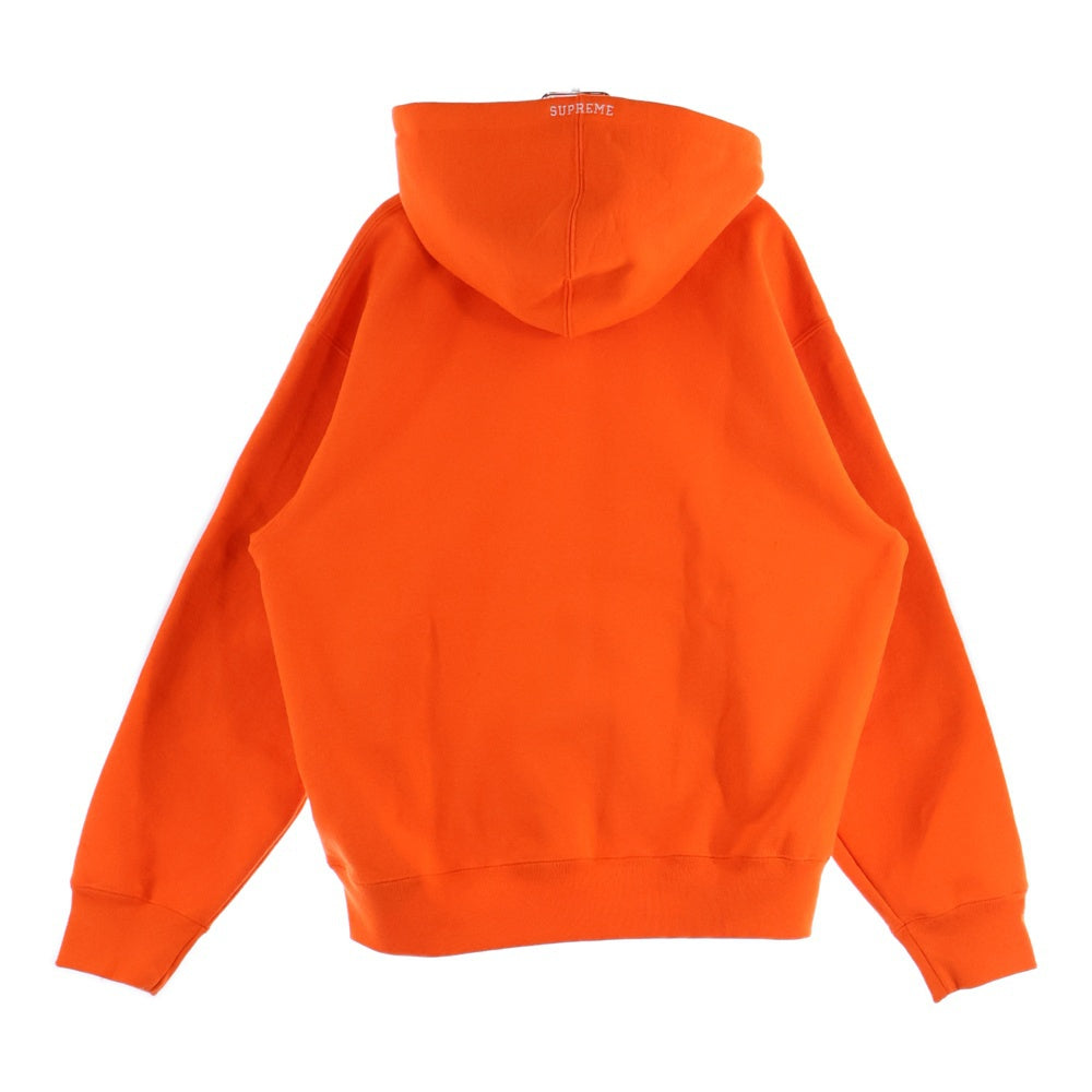 SUPREME(シュプリーム) 24AW S Logo Zip Up Hooded Sweatshirt Sロゴ刺繍 ジップスウェットパーカー オレンジ