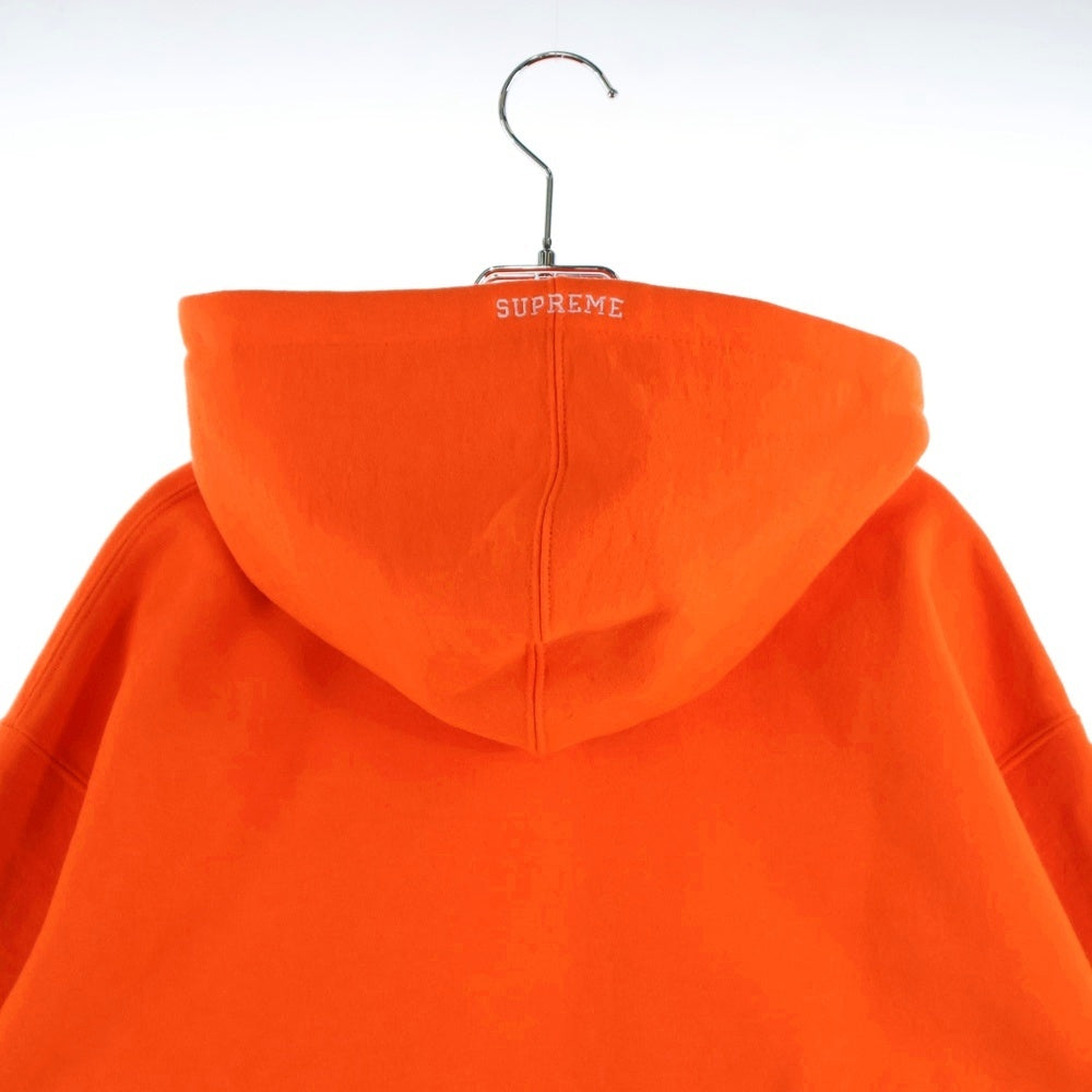 SUPREME(シュプリーム) 24AW S Logo Zip Up Hooded Sweatshirt Sロゴ刺繍 ジップスウェットパーカー オレンジ