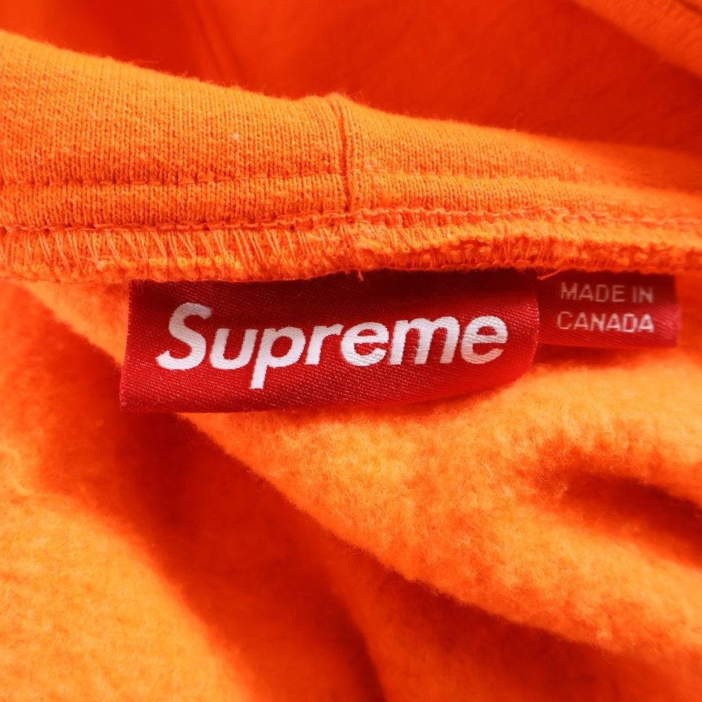 SUPREME(シュプリーム) 24AW S Logo Zip Up Hooded Sweatshirt Sロゴ刺繍 ジップスウェットパーカー オレンジ