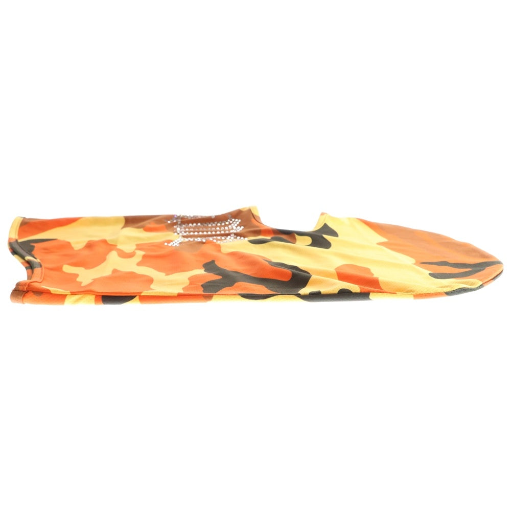 SUPREME(シュプリーム) 24AW Rhinestone Balaclava カモフラージュ柄 ラインストーン付きバラクラバ オレンジ
