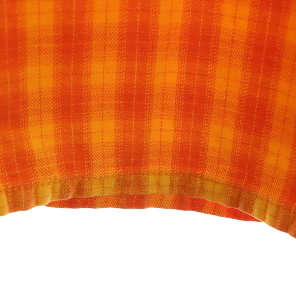 SUPREME(シュプリーム) 24SS Plaid Baggy Short プレイドバギーショーツ ハーフパンツ オレンジ