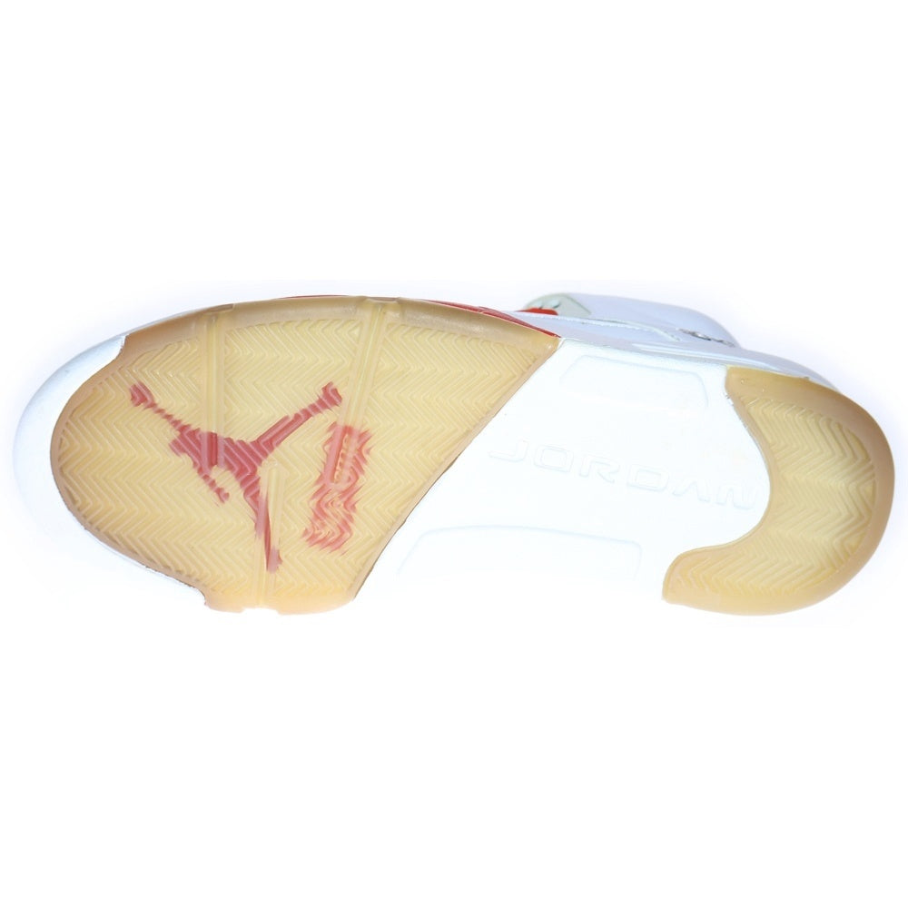 SUPREME(シュプリーム) ×SUPREME AIR JORDAN 5 RETRO 824371-101 シュプリーム エアジョーダン 5 レトロ ハイカットスニーカー ホワイト US10.5/28.5cm