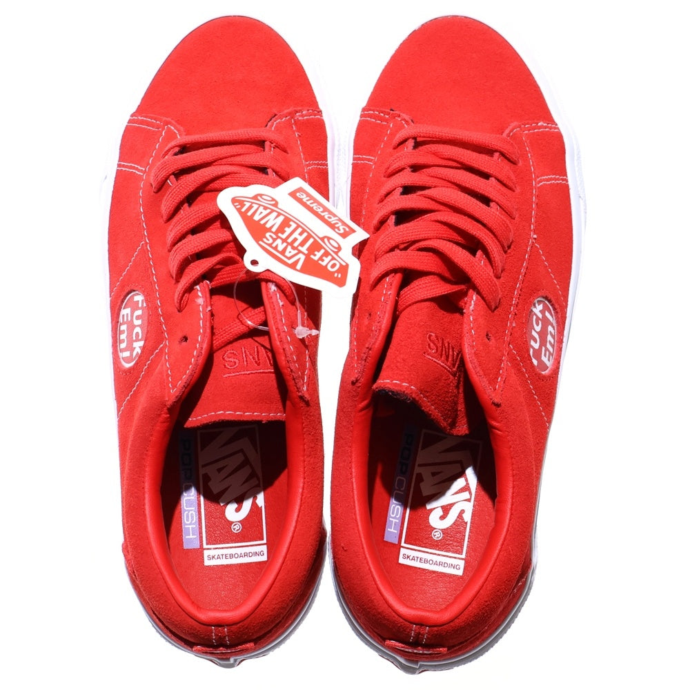 VANS(ヴァンズ) 24AW ×SUPREME Skate Sid S VN000MQ8CJH シュプリーム スケートシドS ローカットスニーカー レッド US8/26cm