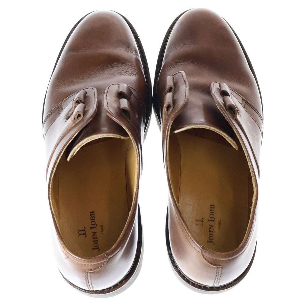 JOHN LOBB(ジョンロブ) URANUS ウラヌス ギリーレザーシューズ ブラウン ※紐欠損