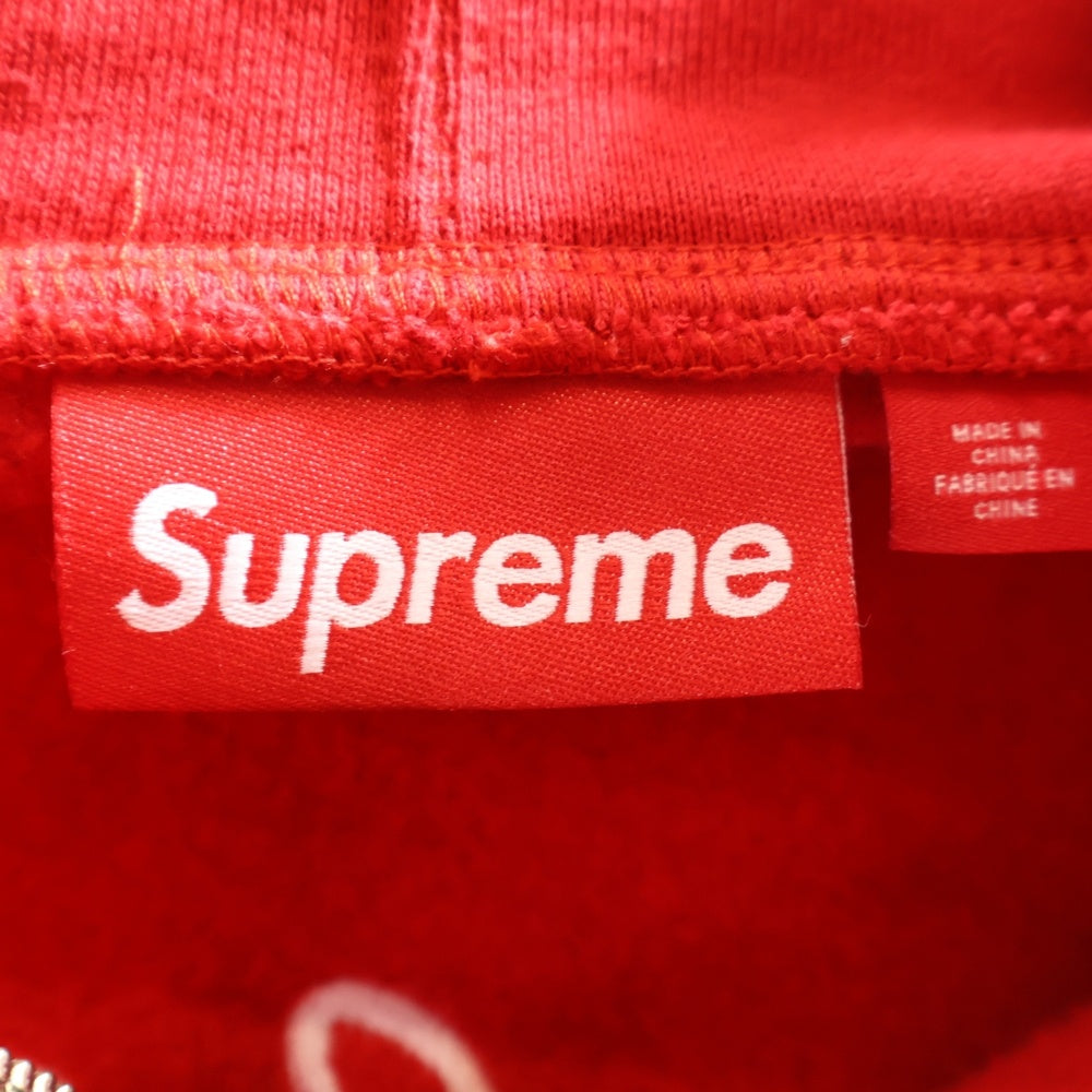 SUPREME(シュプリーム) 24SS Salvation Zip Up Hooded スウェットジップパーカー レッド