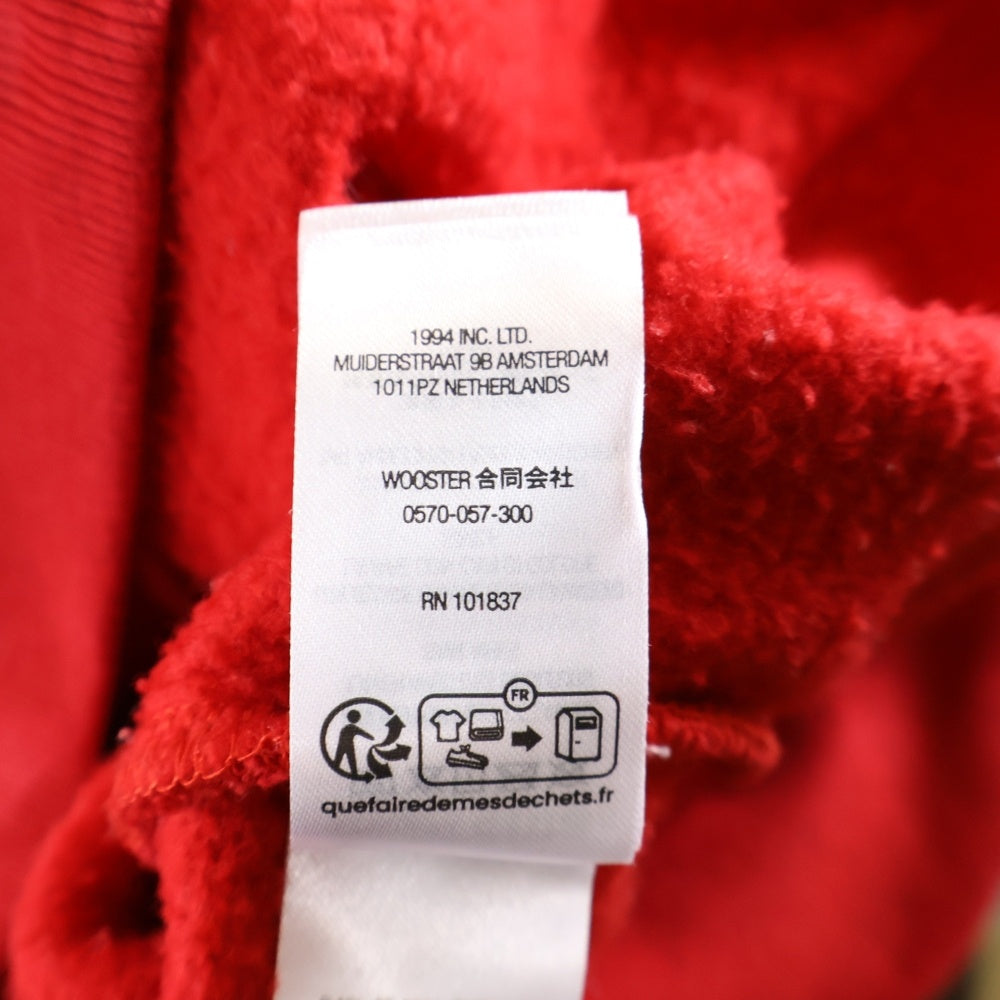 SUPREME(シュプリーム) 24SS Salvation Zip Up Hooded スウェットジップパーカー レッド