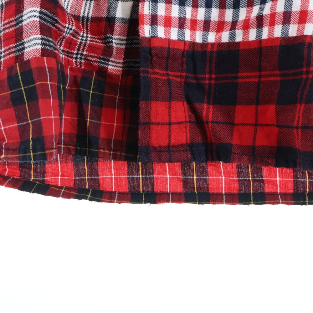 DIESEL(ディーゼル) チェック柄 コットン長袖シャツ レッド IN000057