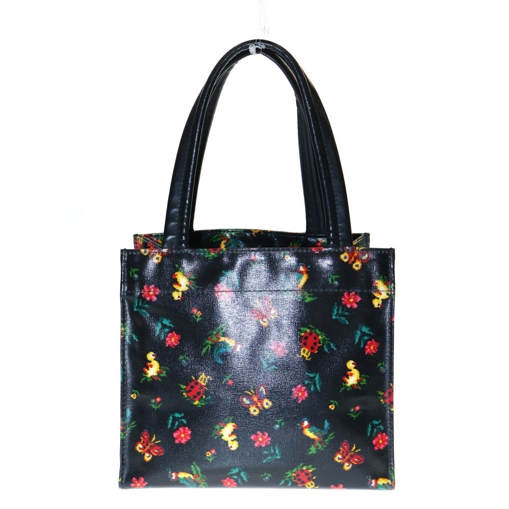 FEILER(フェイラー) 花柄 PVC ミニバッグ レディース ブラック