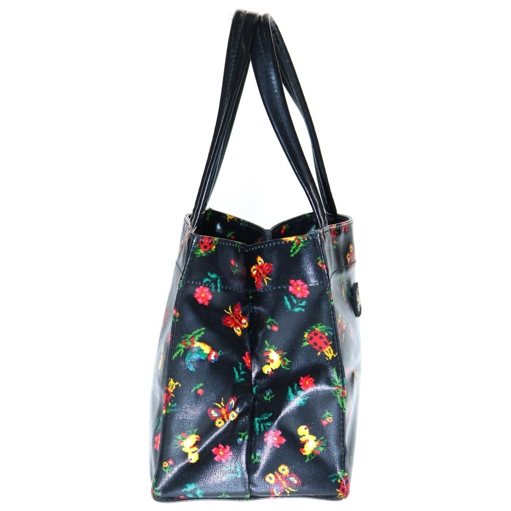 FEILER(フェイラー) 花柄 PVC ミニバッグ レディース ブラック