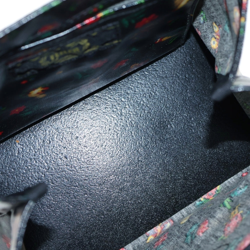 FEILER(フェイラー) 花柄 PVC ミニバッグ レディース ブラック