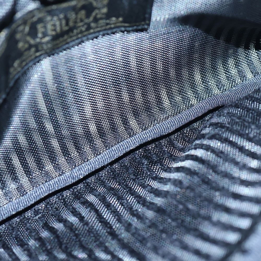 FEILER(フェイラー) 花柄 ポーチ レディース ブラック