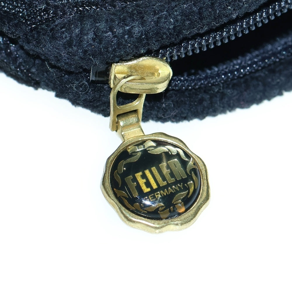 FEILER(フェイラー) 花柄 ポーチ レディース ブラック