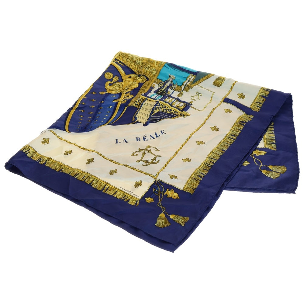 HERMES(エルメス) カレ90 クイーンの戴冠式 スカーフ マルチカラー