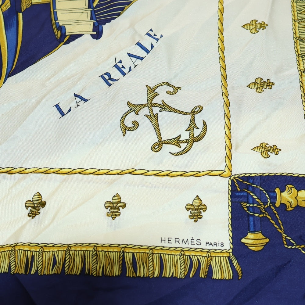 HERMES(エルメス) カレ90 クイーンの戴冠式 スカーフ マルチカラー