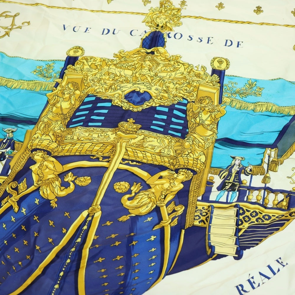 HERMES(エルメス) カレ90 クイーンの戴冠式 スカーフ マルチカラー