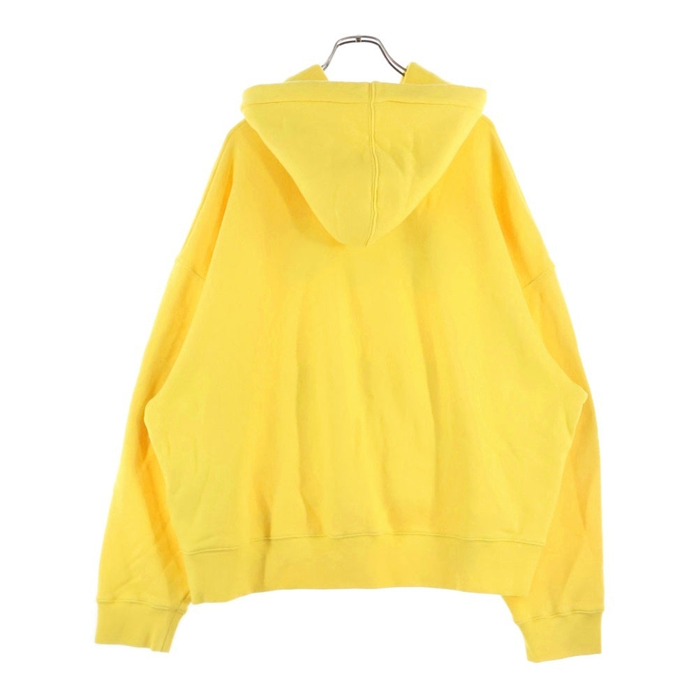 Palm Angels(パームエンジェルス) Bear Print Hoodie ベアプリント プルオーバーパーカー フーディー イエロー PMBB058S21FLE002