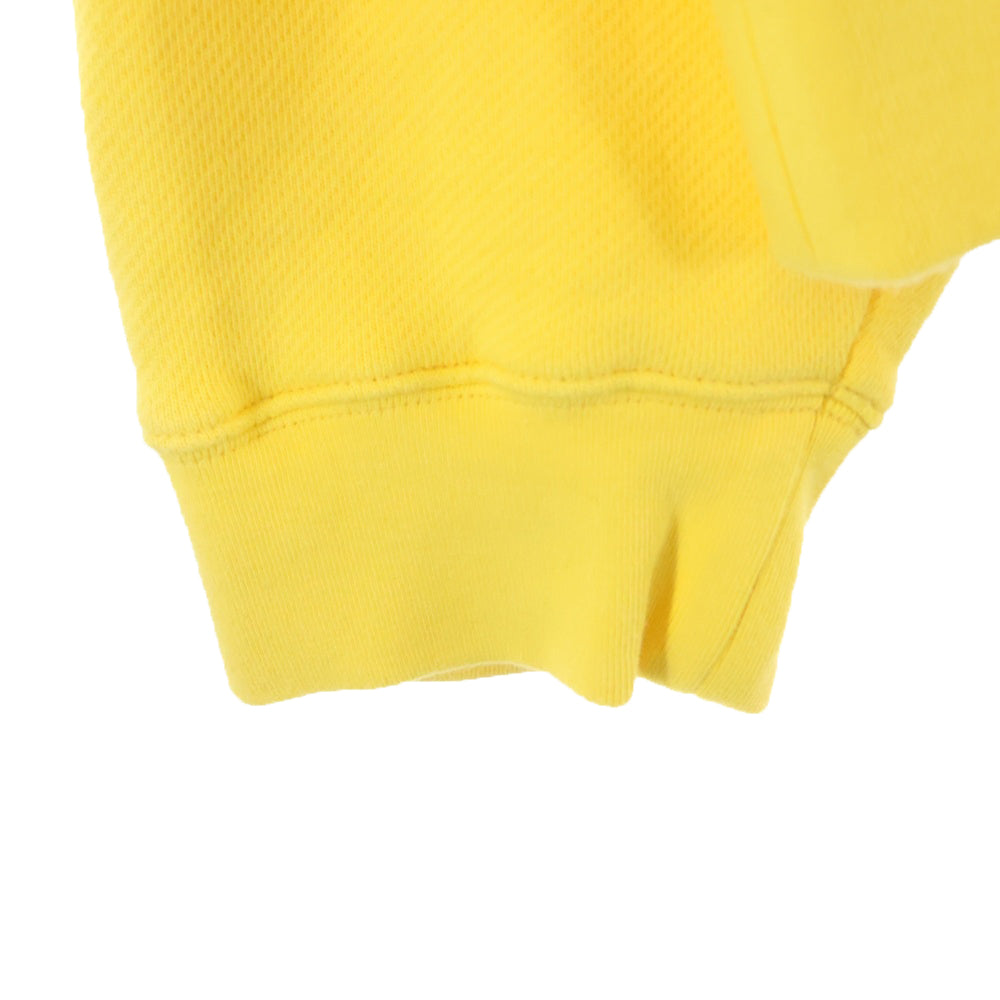 Palm Angels(パームエンジェルス) Bear Print Hoodie ベアプリント プルオーバーパーカー フーディー イエロー PMBB058S21FLE002