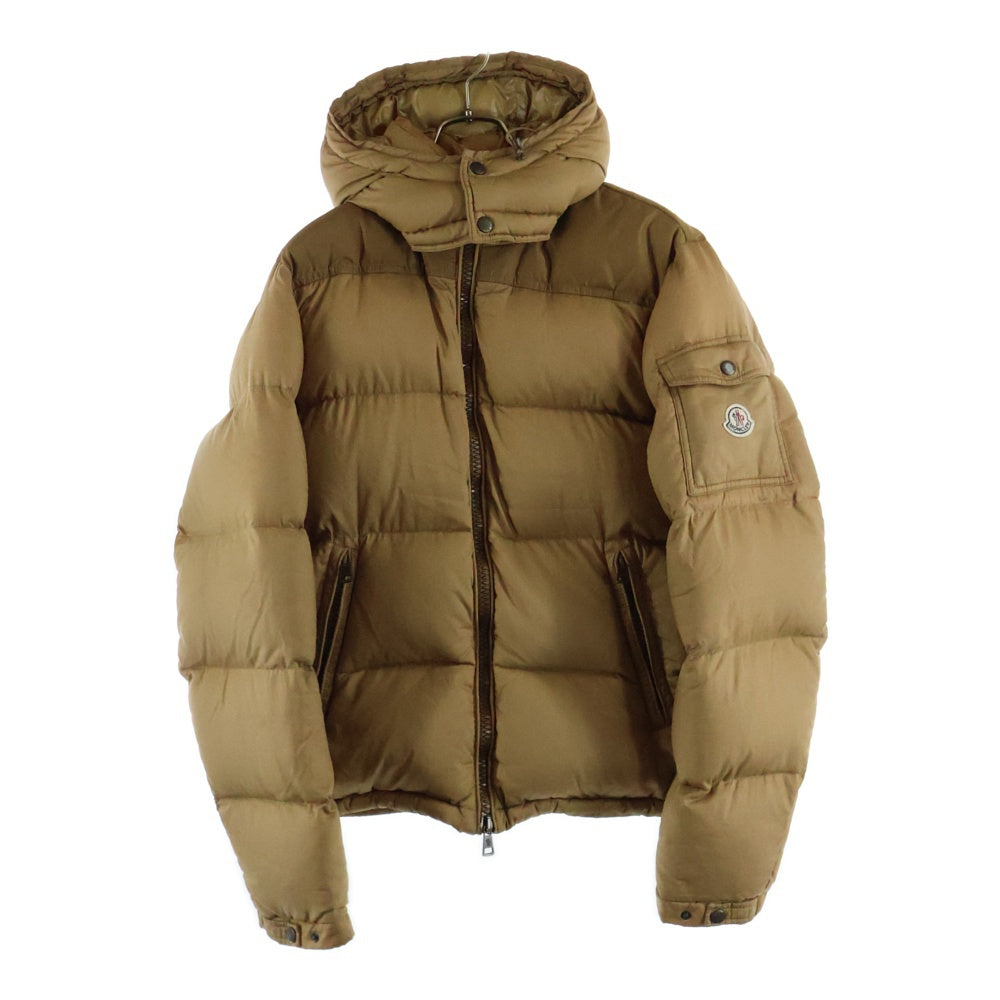 MONCLER(モンクレール) GIOTTO GIUBBOTTO ジップアップ ナイロン フーデッド ダウンジャケット ブラウン 020914430150 54012