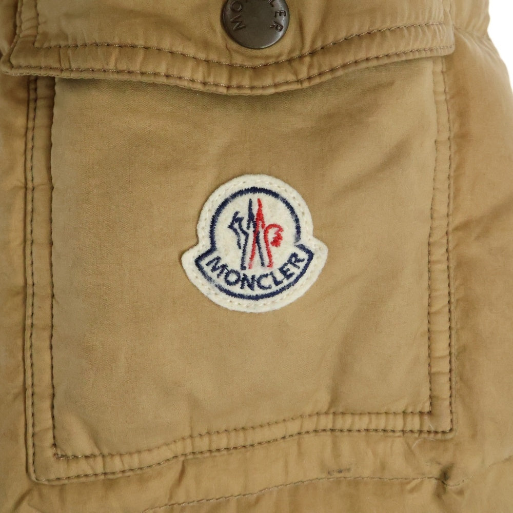 MONCLER(モンクレール) GIOTTO GIUBBOTTO ジップアップ ナイロン フーデッド ダウンジャケット ブラウン 020914430150 54012