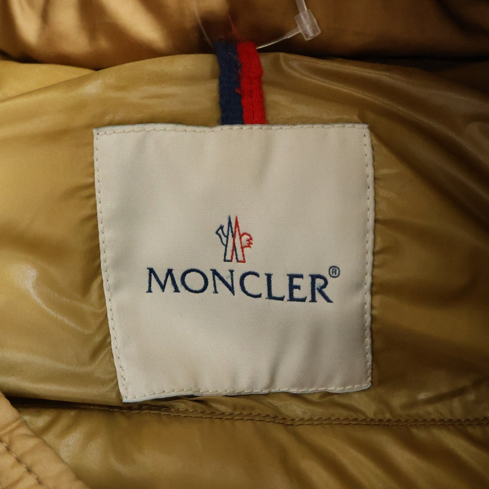 MONCLER(モンクレール) GIOTTO GIUBBOTTO ジップアップ ナイロン フーデッド ダウンジャケット ブラウン 020914430150 54012