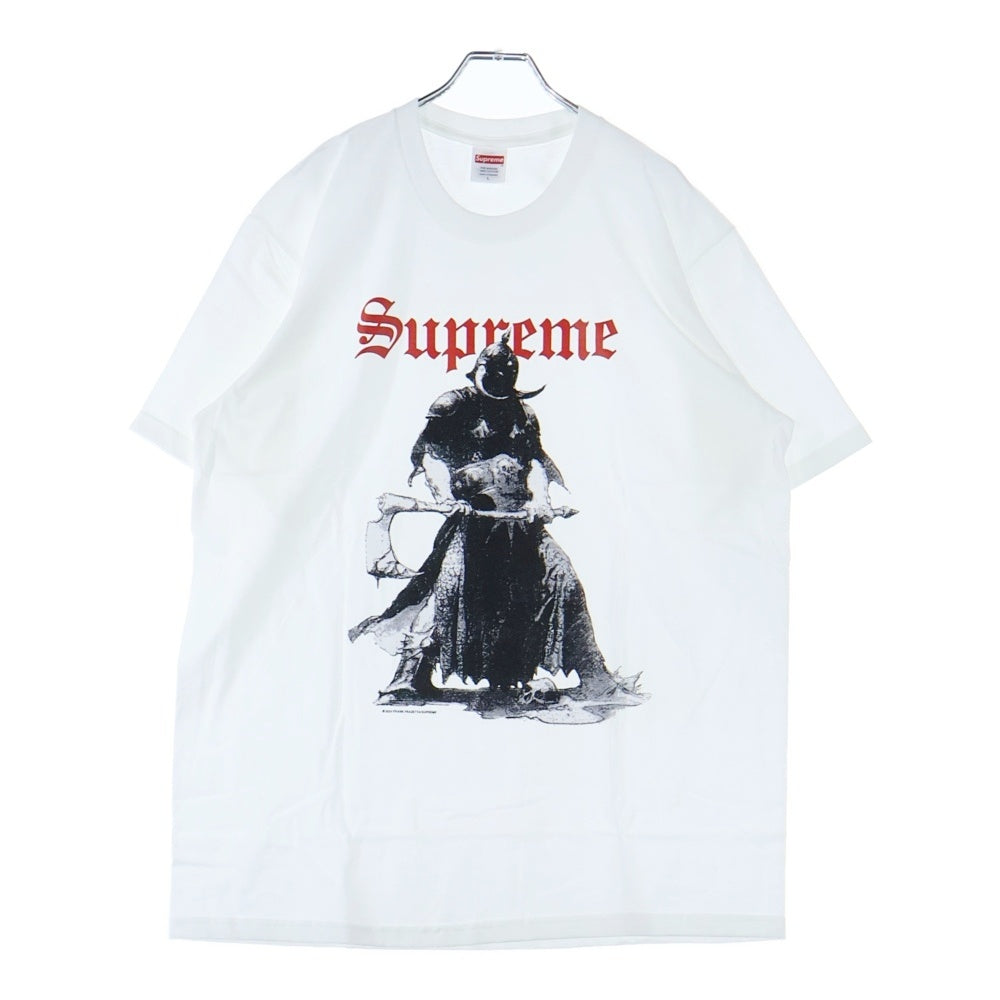 SUPREME(シュプリーム) 24AW Frank Frazetta Destruction Tee フランク フラゼッタ デストラクション クルーネック 半袖Tシャツ カットソー ホワイト
