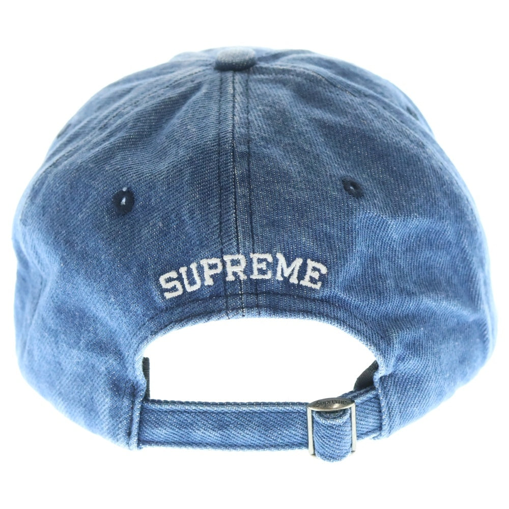 SUPREME(シュプリーム) 24AW Pigment S Logo 6-Panel ピグメント Sロゴ 6パネルキャップ インディゴ