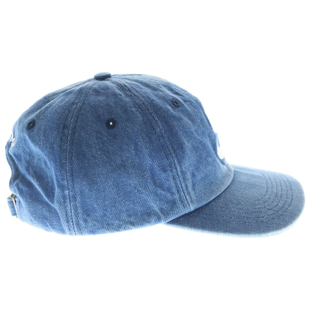 SUPREME(シュプリーム) 24AW Pigment S Logo 6-Panel ピグメント Sロゴ 6パネルキャップ インディゴ