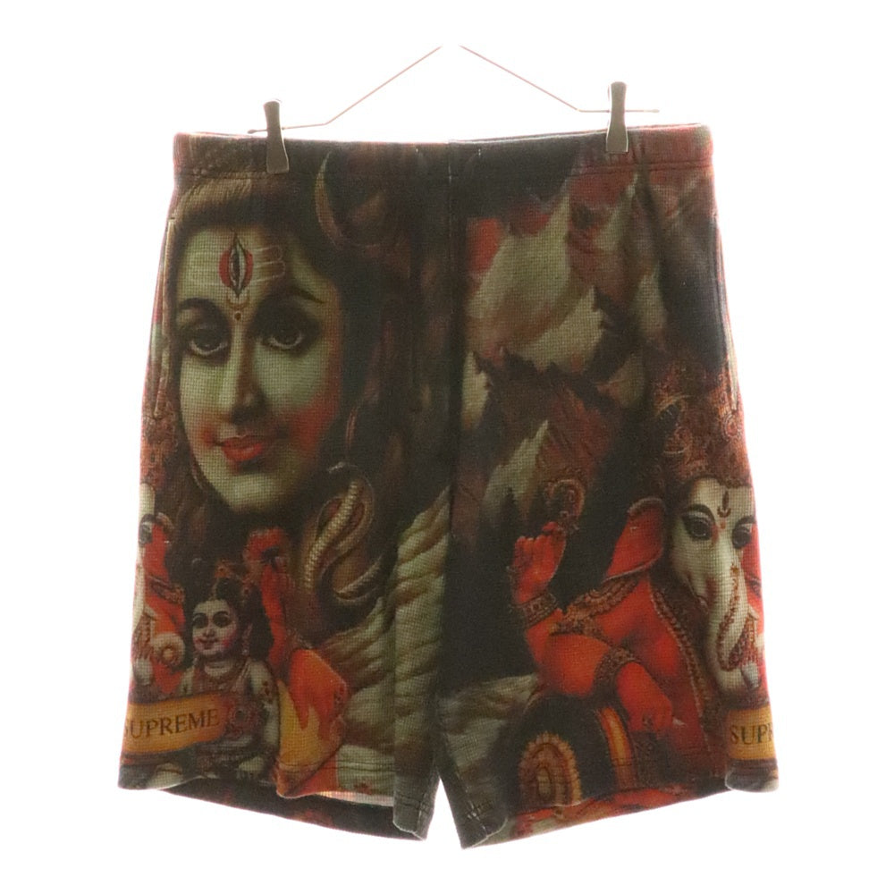 SUPREME(シュプリーム) 19AW Ganesh Waffle Short ガネーシャ ワッフルショーツ 総柄 マルチカラー