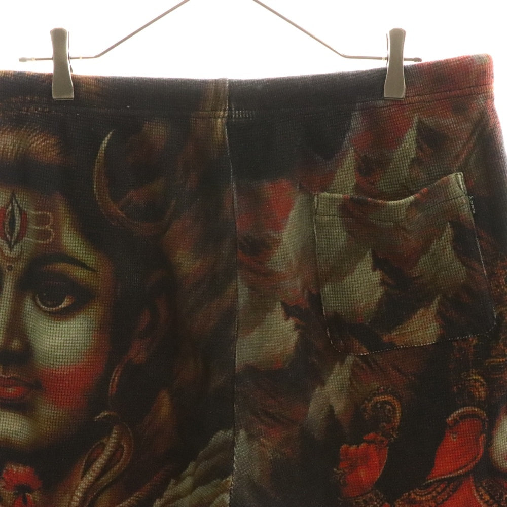 SUPREME(シュプリーム) 19AW Ganesh Waffle Short ガネーシャ ワッフルショーツ 総柄 マルチカラー