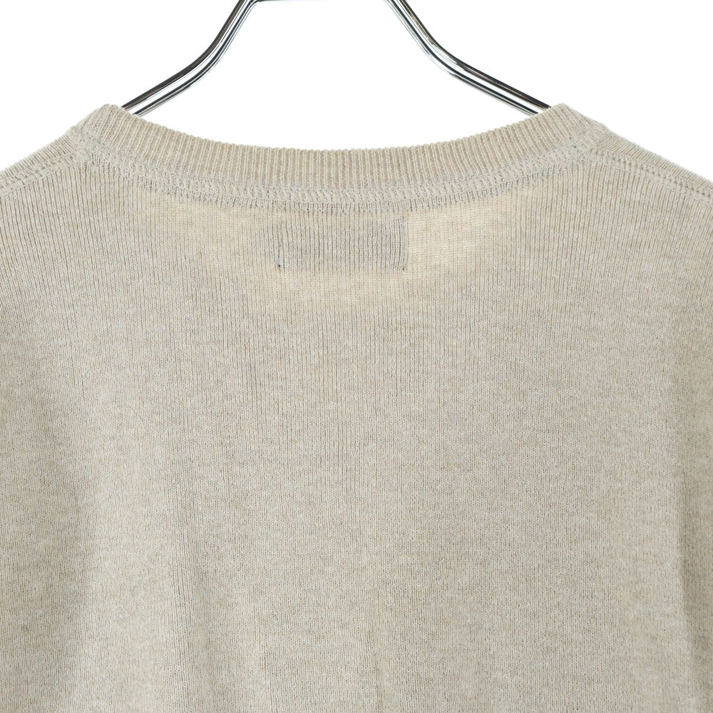 POLO RALPH LAUREN(ポロラルフローレン) クルーネックニットセーター ワンポイント 刺繍 ベージュ 0200011499