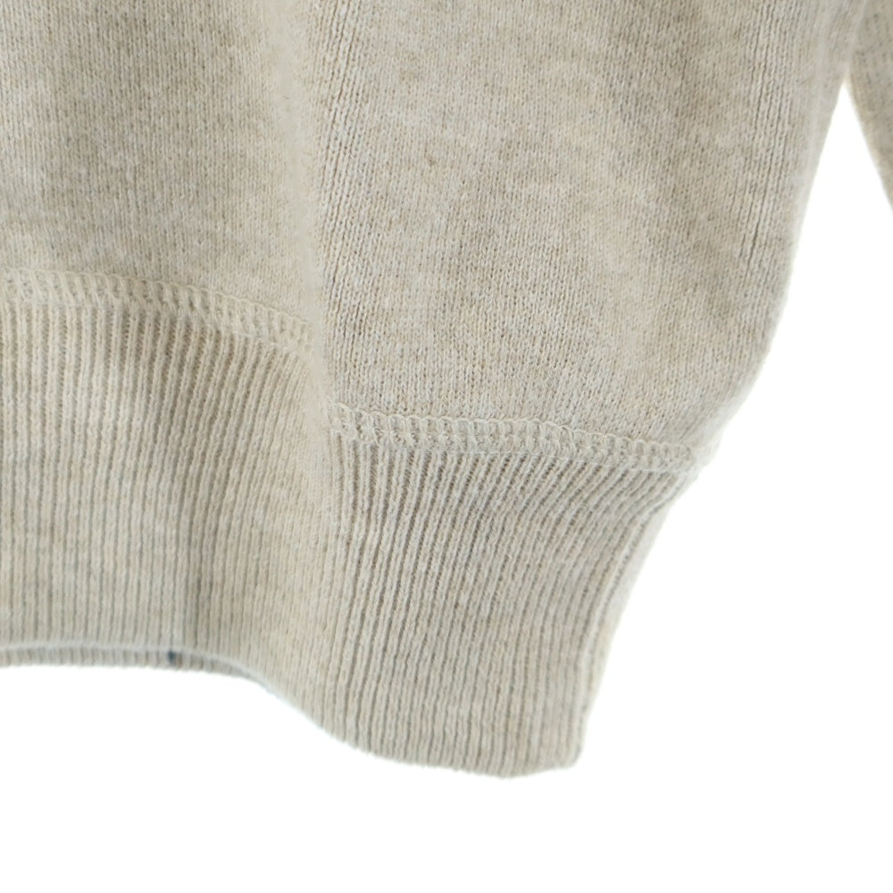 POLO RALPH LAUREN(ポロラルフローレン) クルーネックニットセーター ワンポイント 刺繍 ベージュ 0200011499