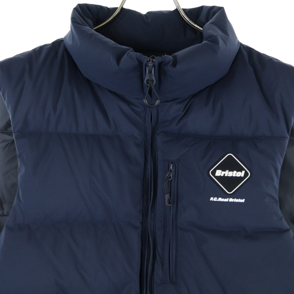 F.C.R.B./F.C.Real Bristol/FCRB(エフシーアールビー/エフシーレアルブリストル) 24AW DOWN VEST ダウンベスト ナイロン ネイビー FCRB-242026