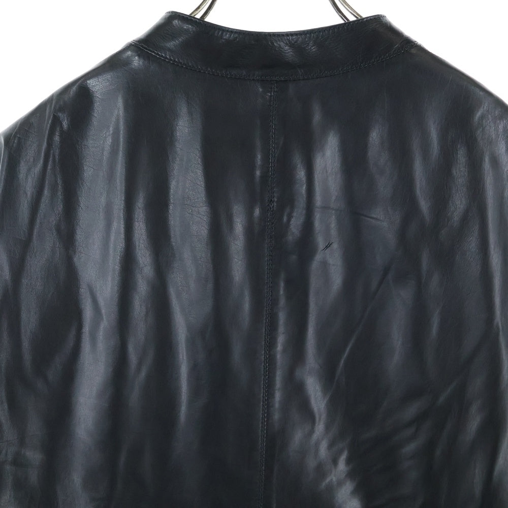 CHROME HEARTS(クロムハーツ) EZ RIDER イージーライダー ダガーハーフジップレザージャケット ブラック/シルバー
