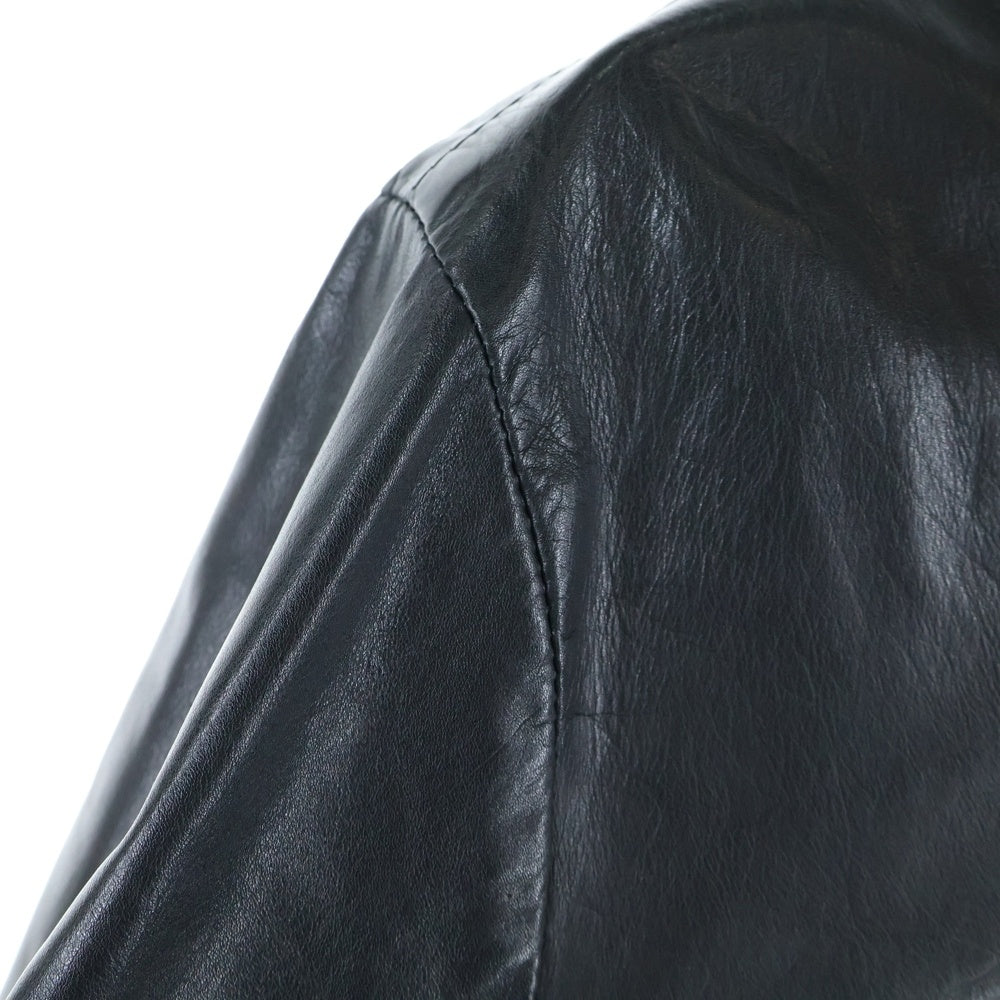 CHROME HEARTS(クロムハーツ) EZ RIDER イージーライダー ダガーハーフジップレザージャケット ブラック/シルバー