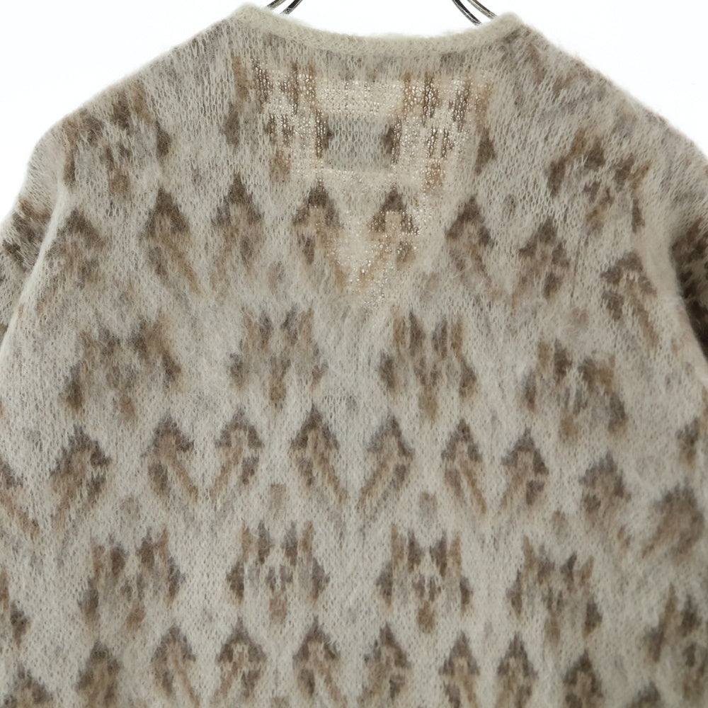 Needles(ニードルス) ×UNION MOHAIR CARDIGAN ユニオン モヘアカーディガン LQ466 ベージュ