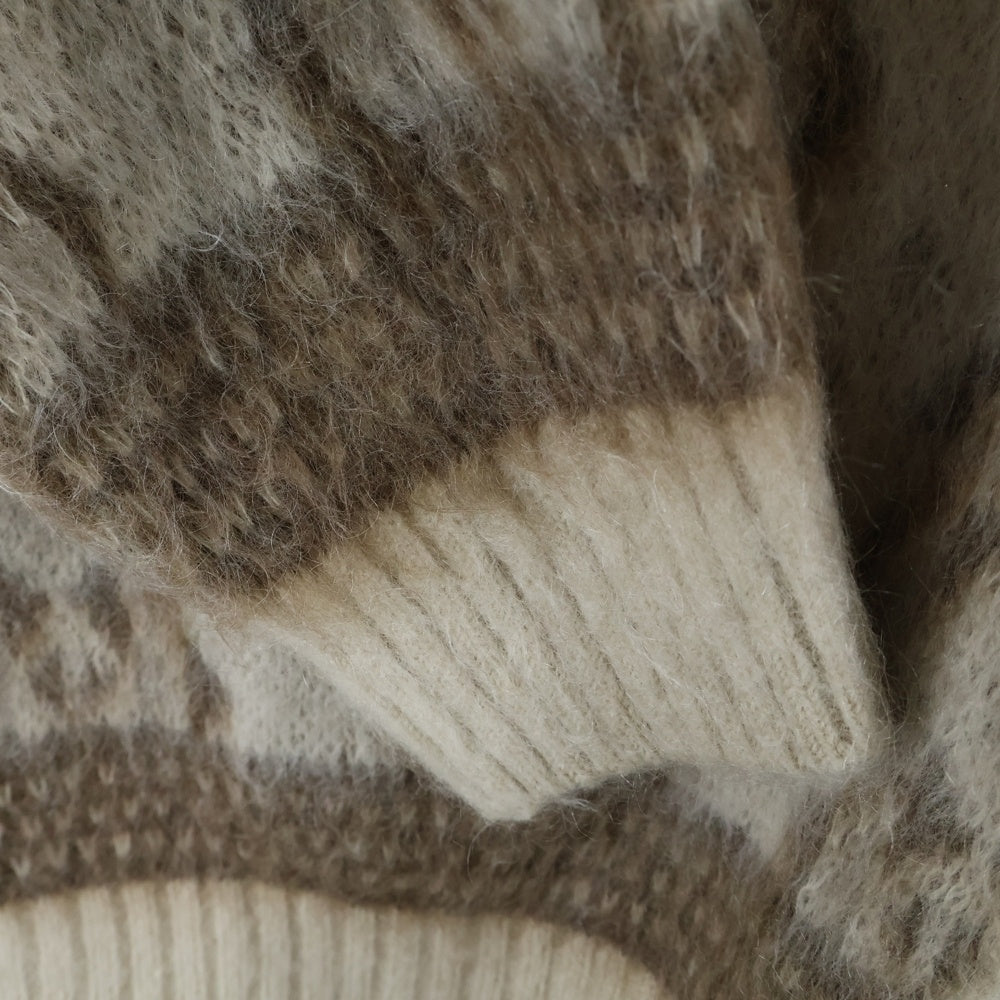 Needles(ニードルス) ×UNION MOHAIR CARDIGAN ユニオン モヘアカーディガン LQ466 ベージュ
