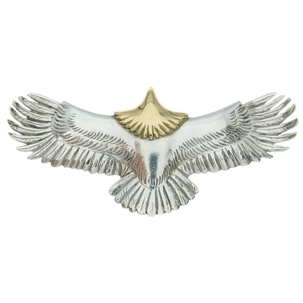 TADY & KING(タディアンドキング) K18 大イーグル頭金 ネックレストップ シルバー/ゴールド