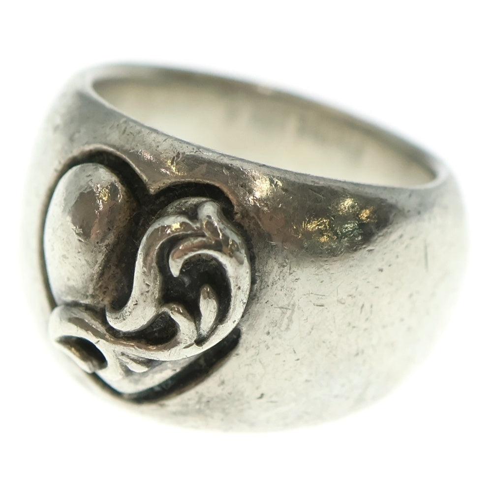CHROME HEARTS(クロムハーツ) HEART IN BAND ハートインバンドリング シルバー