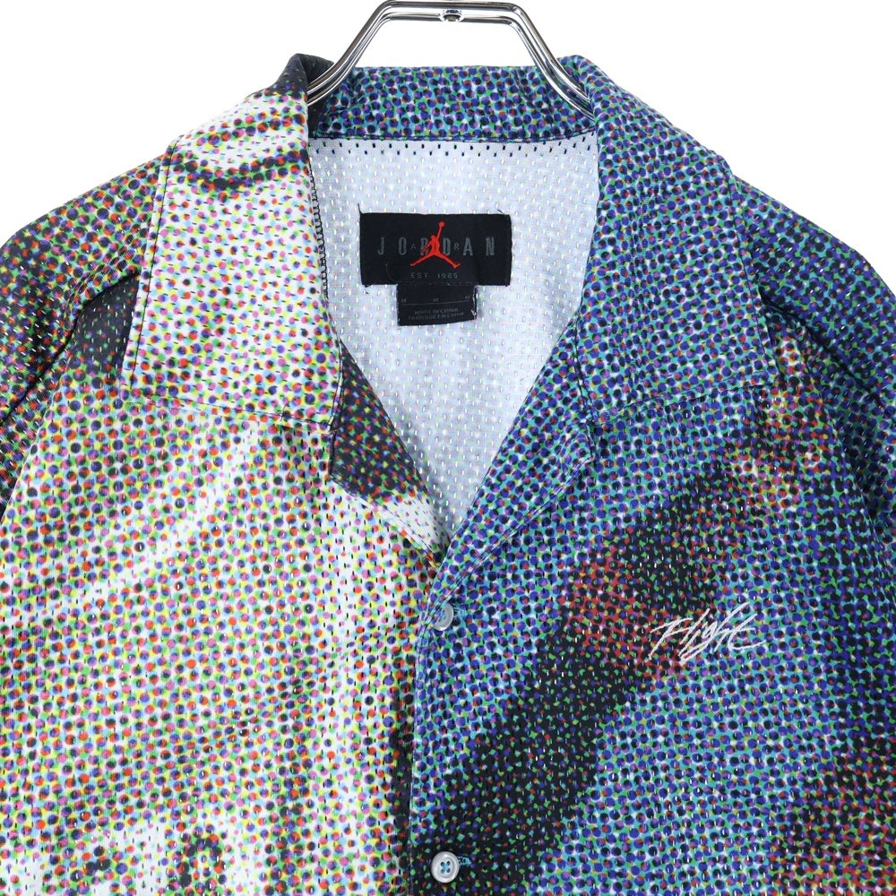 NIKE(ナイキ) 22SS JORDAN BRAND AS M J FLT HRTG PHOTO SHIRT BLACK ヘリテージ フライト オープンシャツ DM1397-010