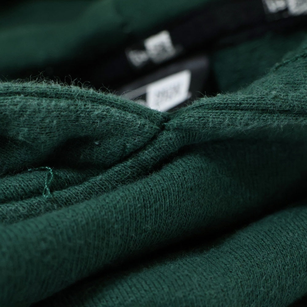 NEW ERA(ニューエラ) MLB オークランドアスレチックス プリントロゴ ビックロゴ フーディ プルオーバーパーカー グリーン