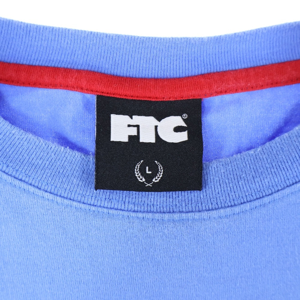 FTC(エフシーティー) POCKET T-SHIRT ポケット刺繍 Tシャツ 半袖カットソー ブルー