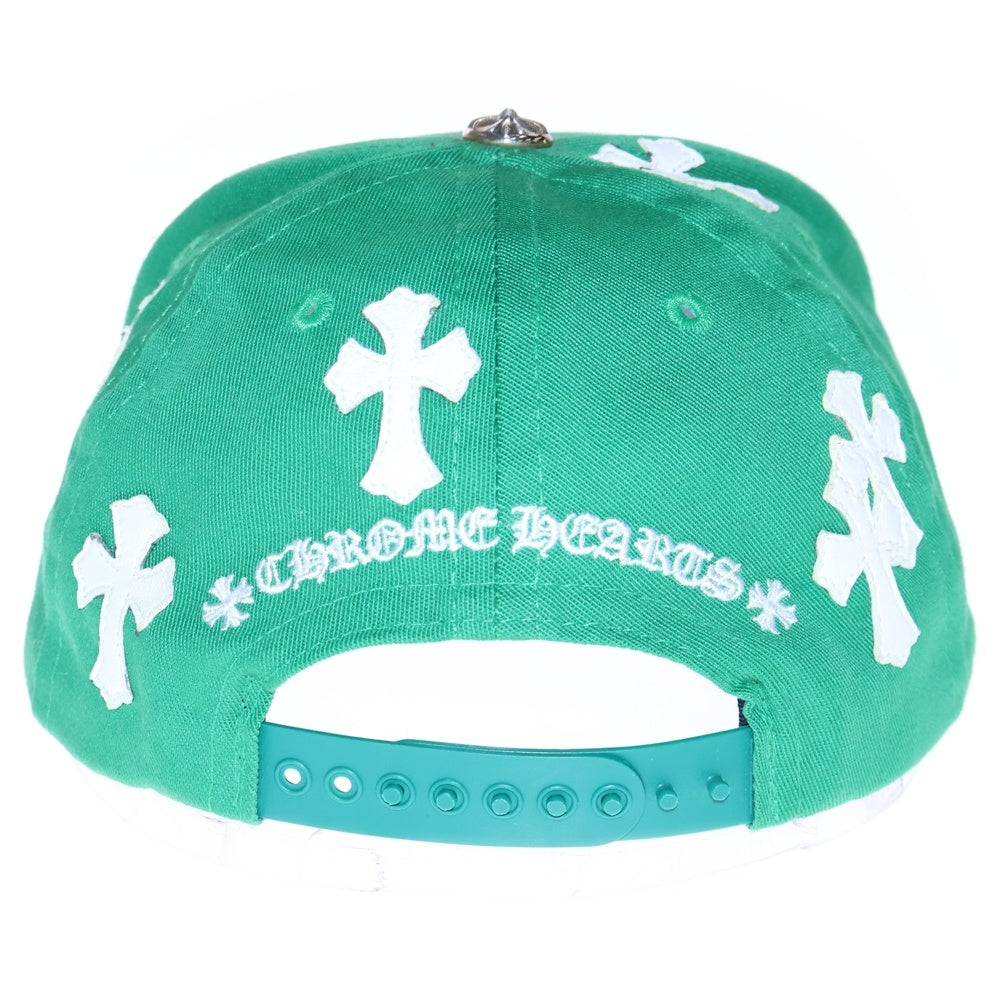 CHROME HEARTS(クロムハーツ) Trucker Cap クロスパッチ CH刺繍 トラッカーキャップ 帽子 グリーン/ホワイト