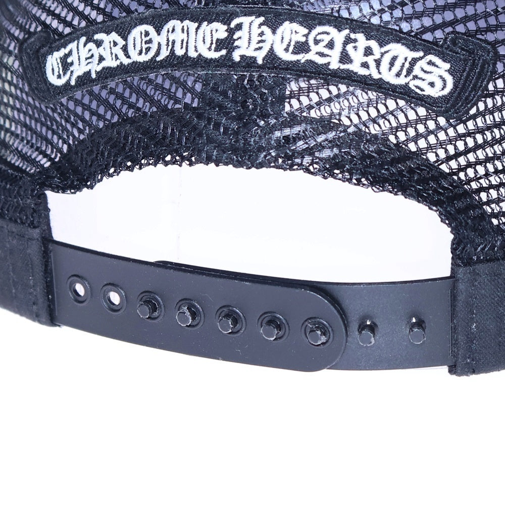 CHROME HEARTS(クロムハーツ) Trucker Cap CH/FUCK YOU刺繍 トラッカーキャップ 帽子 ブラック