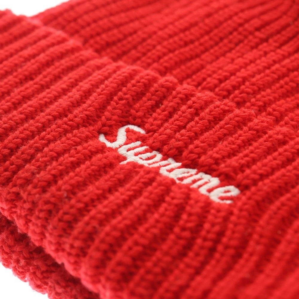 SUPREME(シュプリーム) 24AW Loose Gauge Beanie ルーズゲージ ビーニー ニットキャップ 帽子 レッド