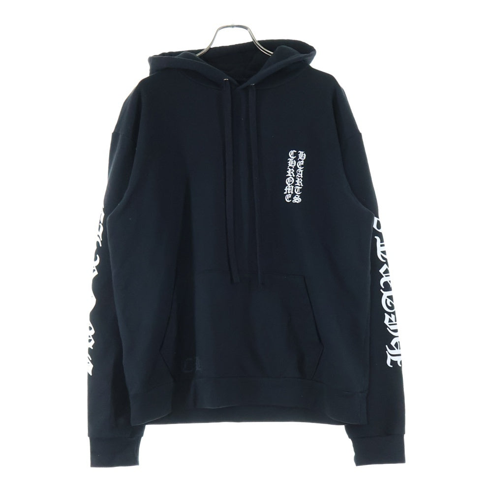CHROME HEARTS(クロムハーツ) SWTSHRT PLVR アームロゴ プルオーバースウェットパーカー フーディー ブラック