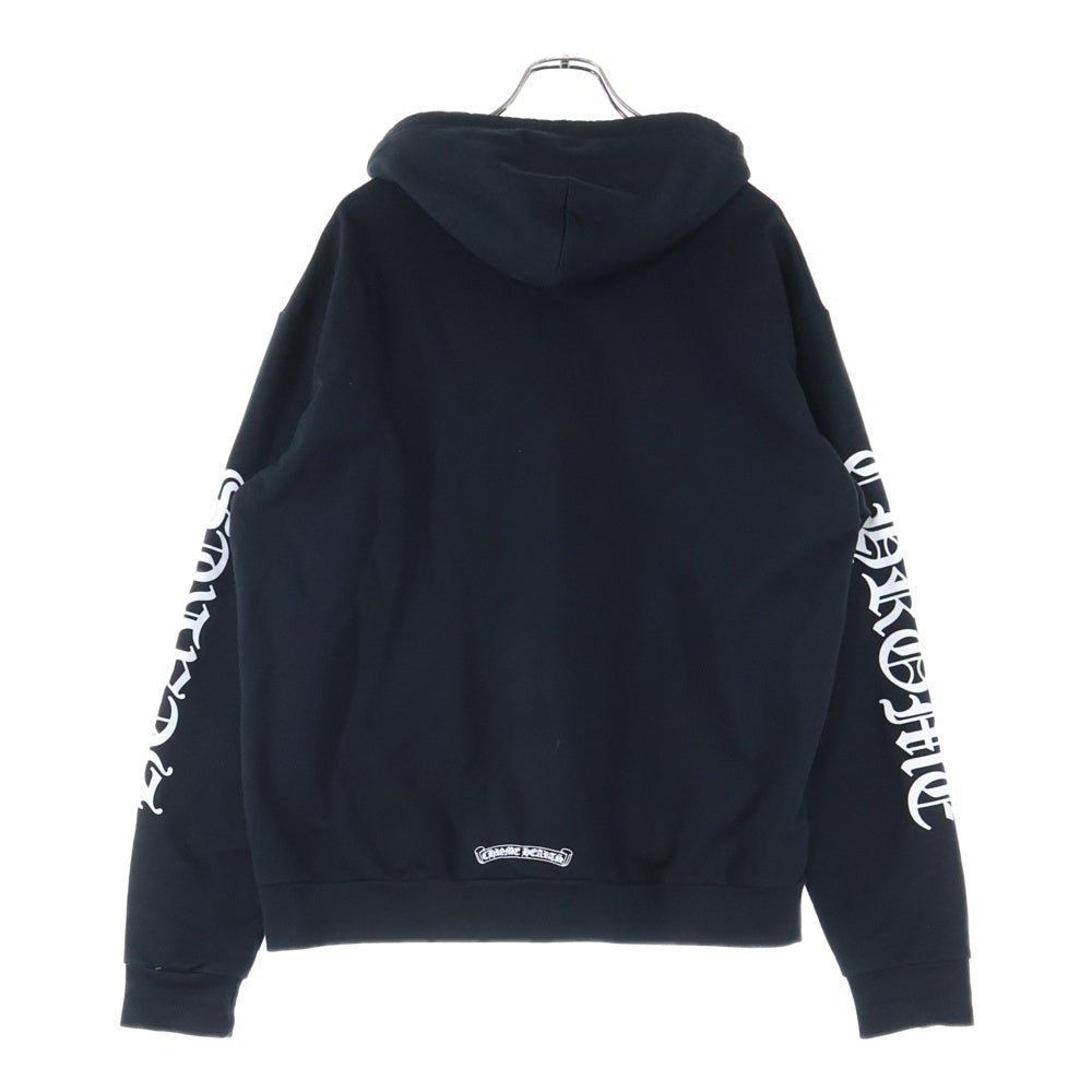 CHROME HEARTS(クロムハーツ) SWTSHRT PLVR アームロゴ プルオーバースウェットパーカー フーディー ブラック