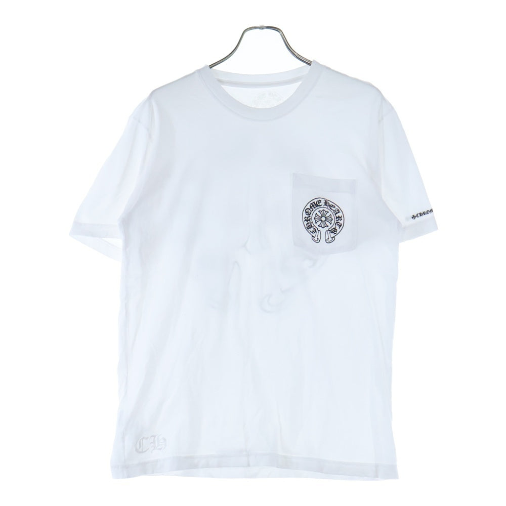 CHROME HEARTS(クロムハーツ) HORSESHOE S/S TEE ホースシュープリント 半袖Tシャツ カットソー ホワイト