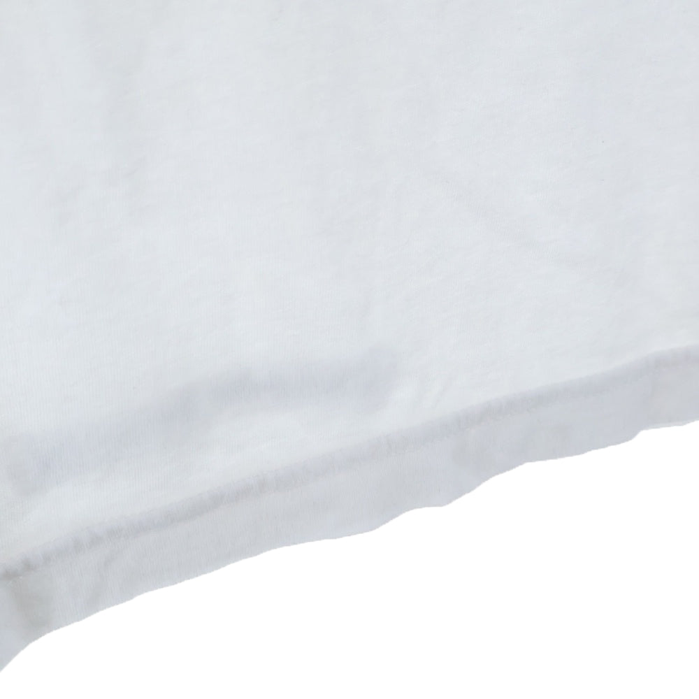 CHROME HEARTS(クロムハーツ) Scroll Logo S/S TEE スクロールラベルバックプリント半袖Tシャツカットソー ホワイト