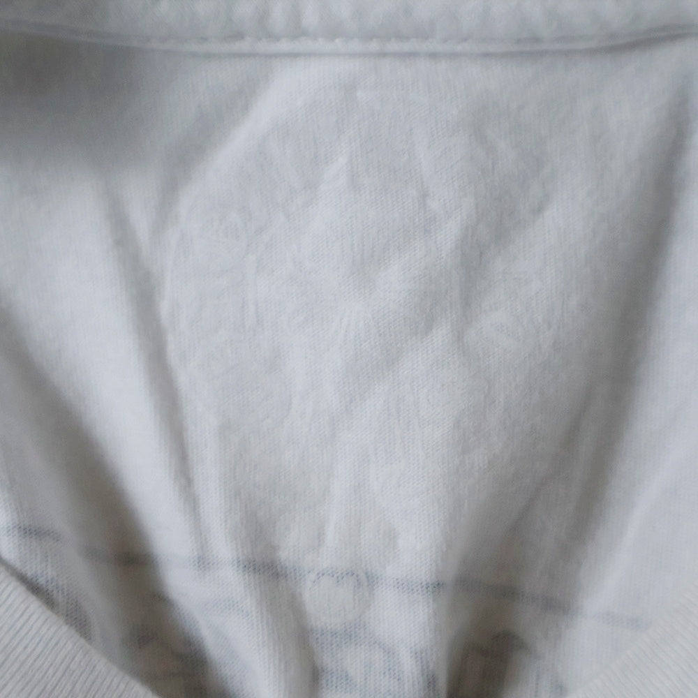 CHROME HEARTS(クロムハーツ) Scroll Logo S/S TEE スクロールラベルバックプリント半袖Tシャツカットソー ホワイト