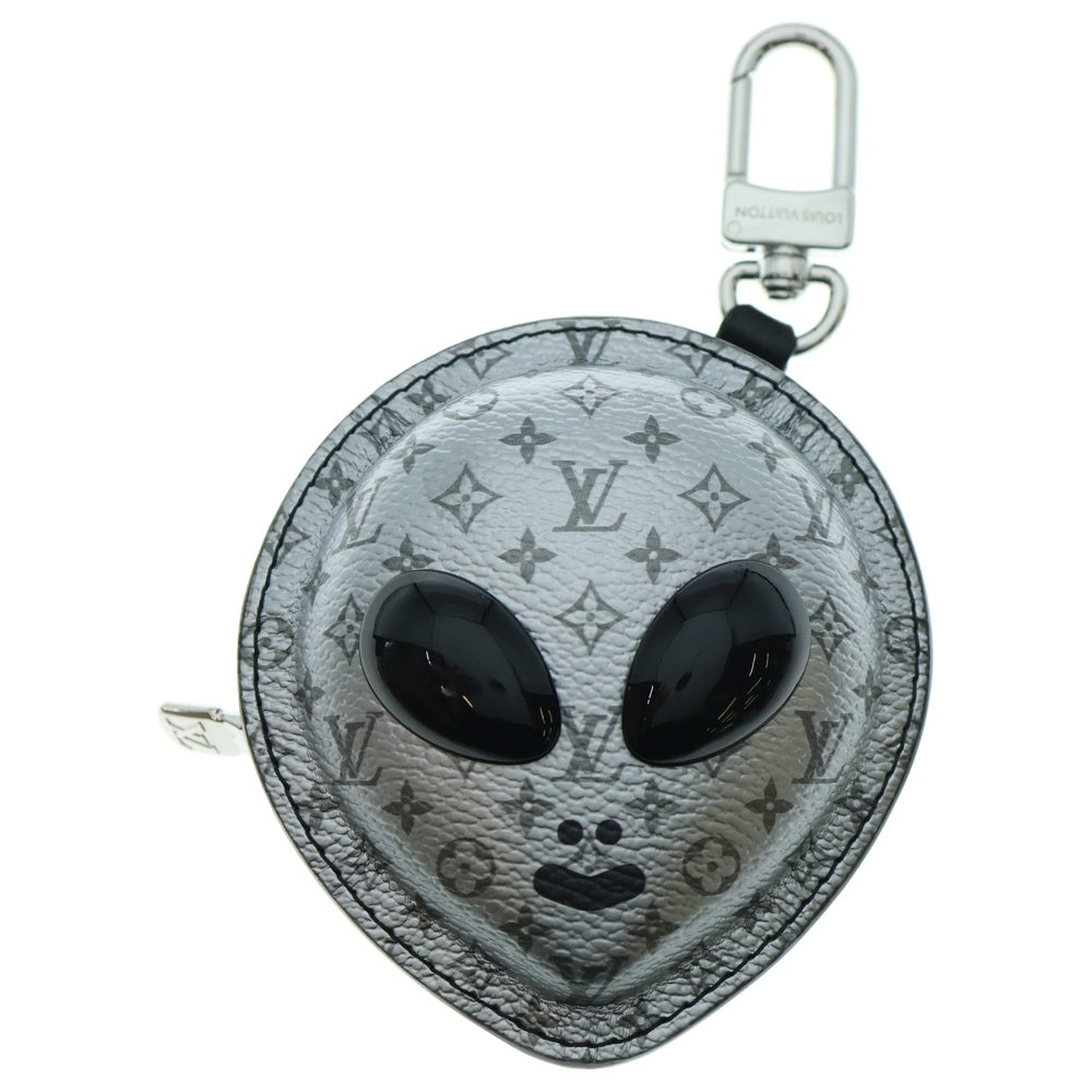 LOUIS VUITTON(ルイヴィトン) LVエイリアン バッグチャーム 小物入れ シルバー/ブラック M02429